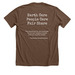 Permaculture, a Heather Brown Premium Unisex Tee (back-view)