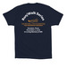 Team Bill, a Navy Premium Cotton Tee (back-view)