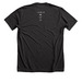 BE BRAVE., a Dark Grey Heather Premium Unisex Tee (back-view)