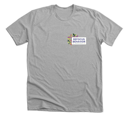 Redefining Potential w/ Logo, a Athletic Heather Premium Unisex Tee