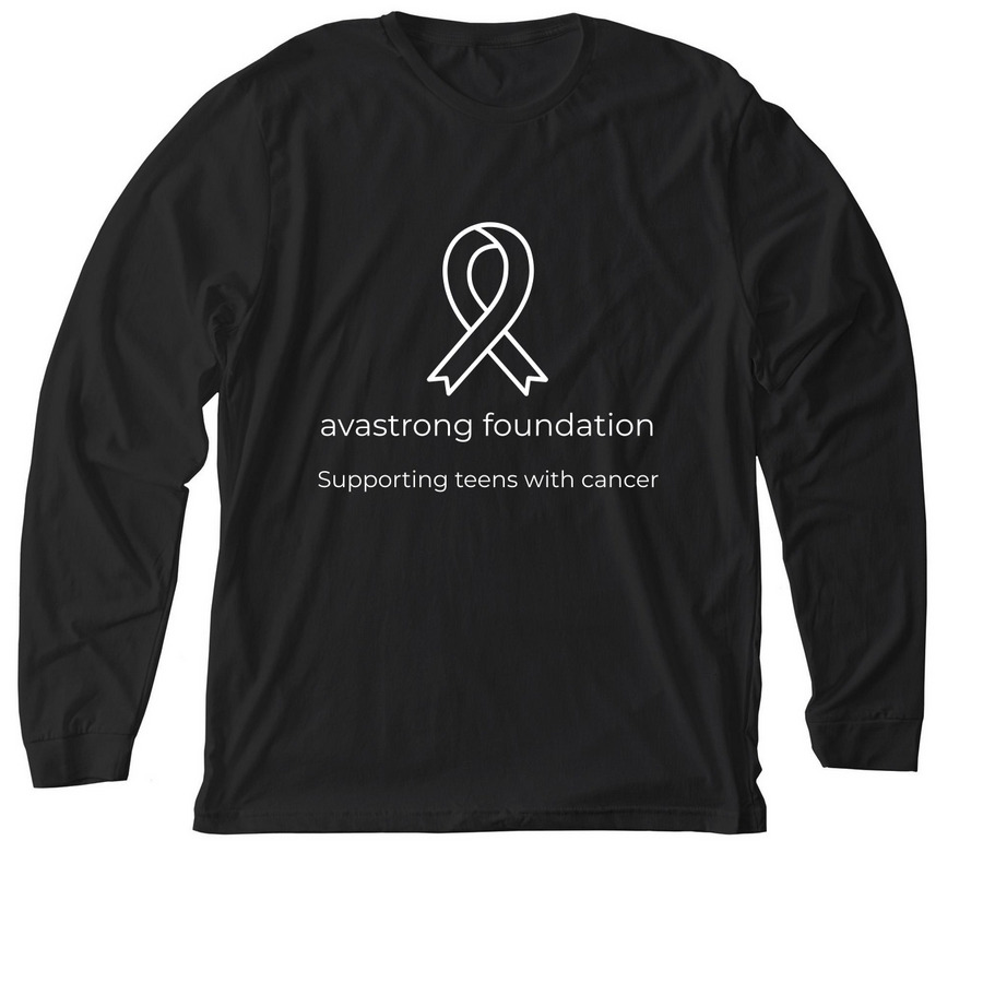 Avastrong winter items, a Solid Black Blend Premium Long Sleeve Tee