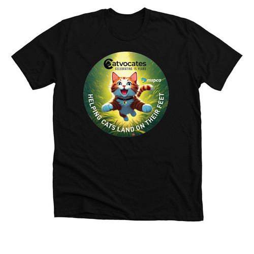 Catvocates 15th Anniversary Celebration, a Solid Black Blend Premium Unisex Tee