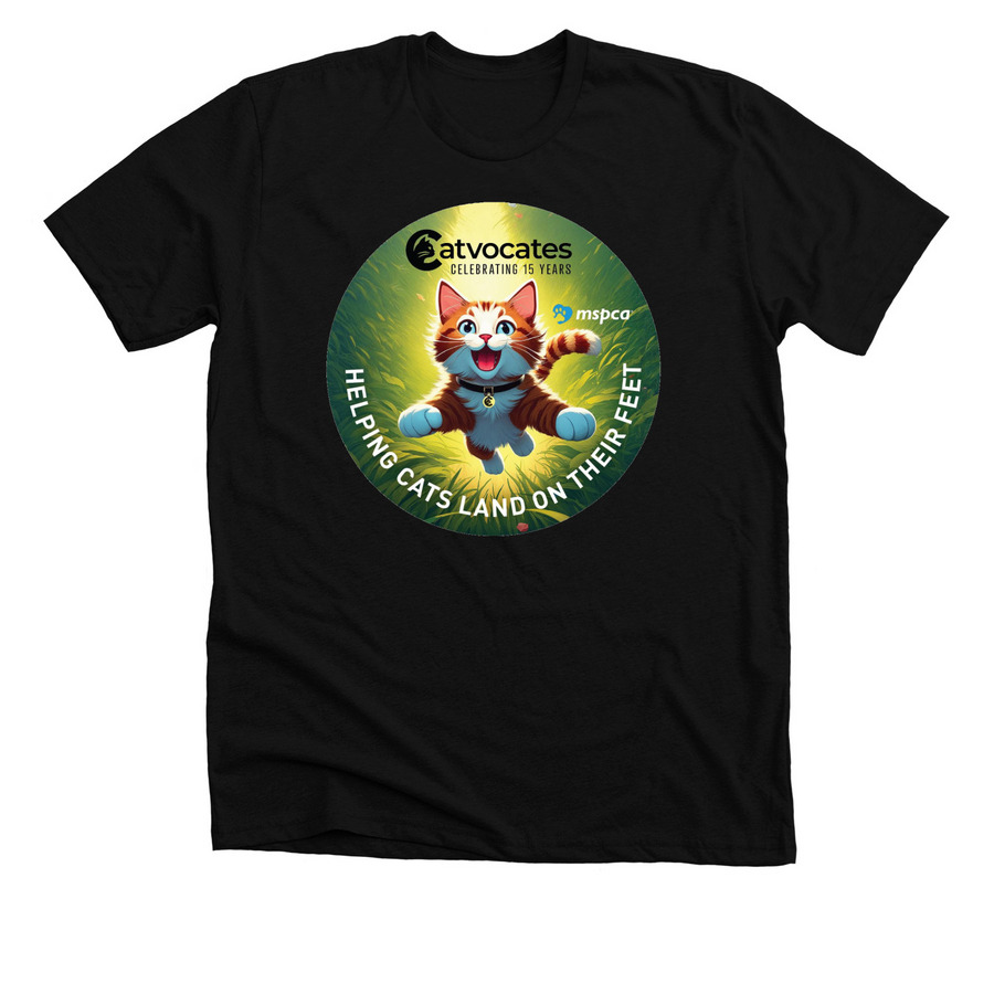 Catvocates 15th Anniversary Celebration, a Solid Black Blend Premium Unisex Tee