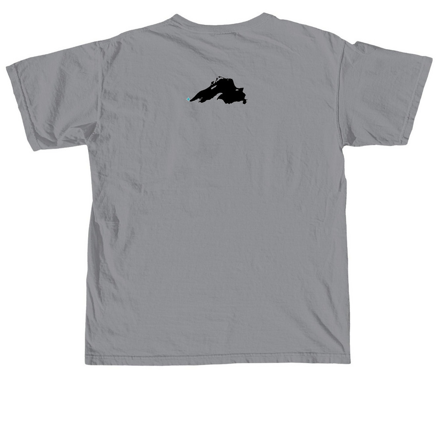 Northern Raven Studio&nbsp;, a Granite Comfort Colors Unisex Tee (back-view)