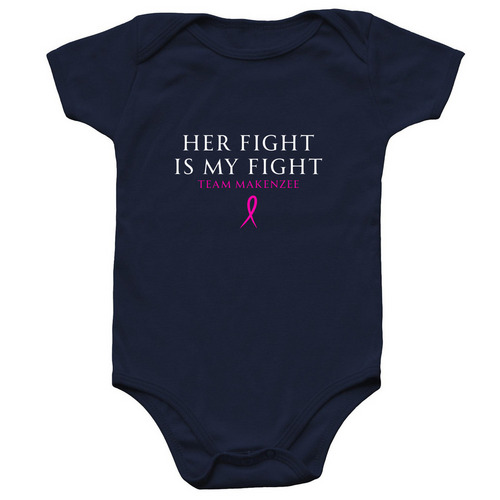 Baby Onesie | Team Makenzee, a Navy Infant Onesie