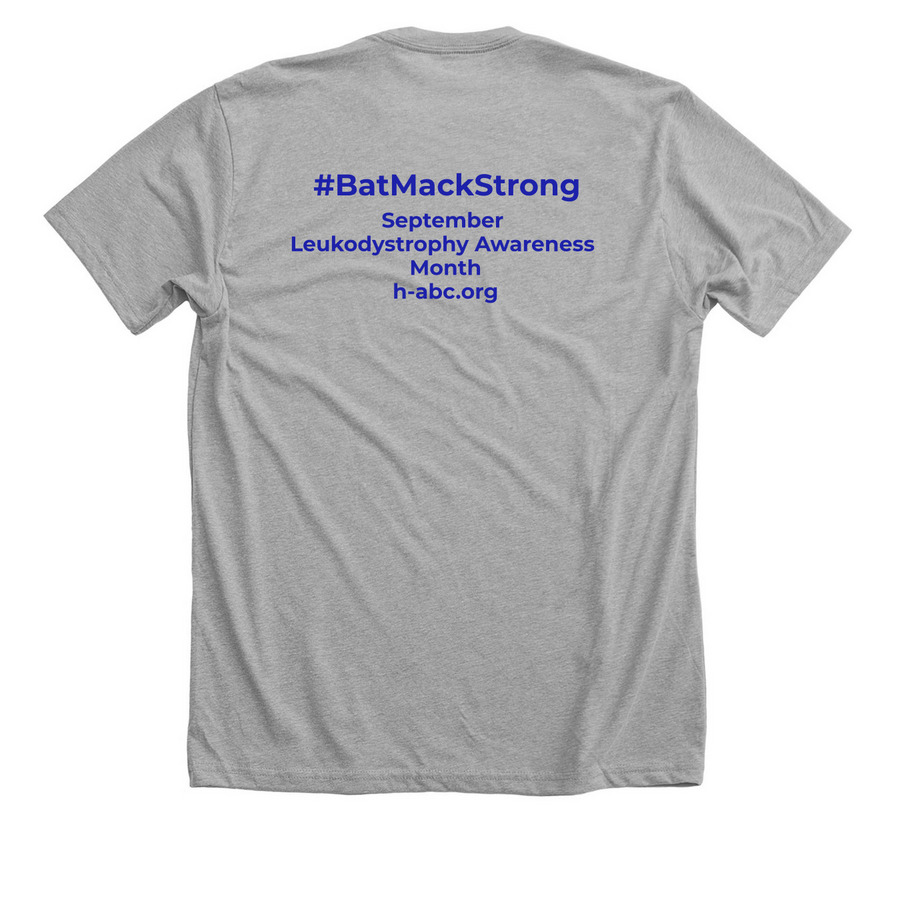Foundation to Fight H-ABC Store, a Athletic Heather Premium Unisex Tee (back-view)