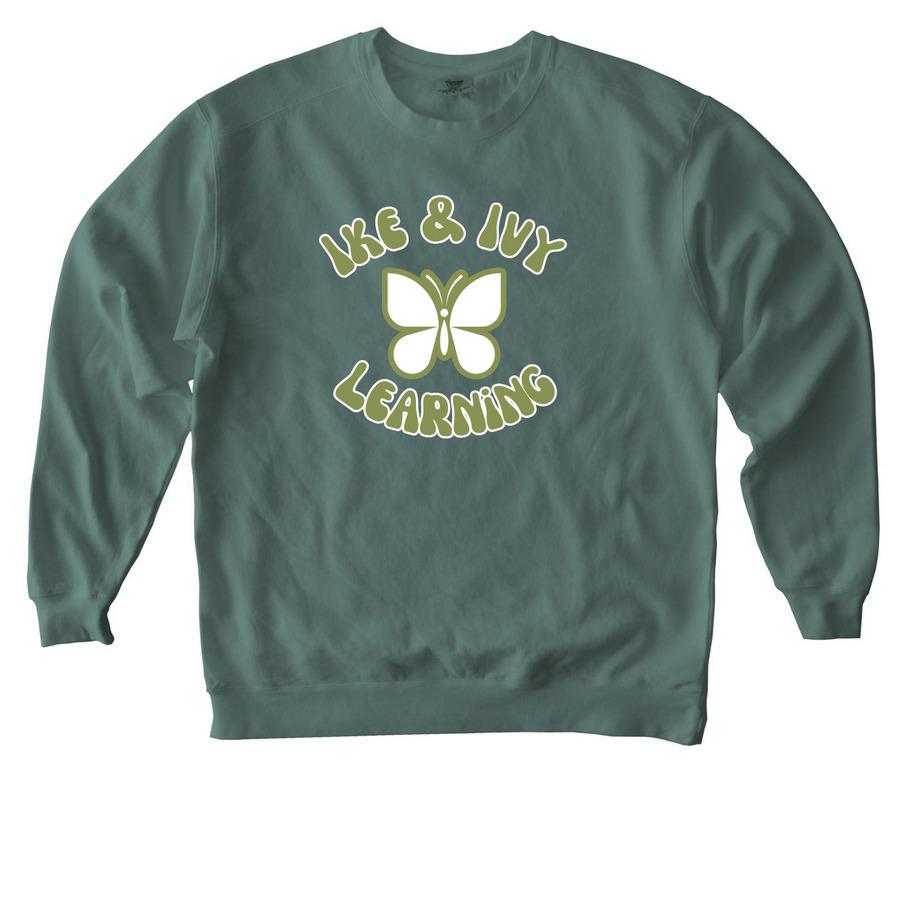 Ike & Ivy Classic, a Blue Spruce Comfort Colors Crewneck Sweatshirt