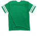 Rainbow Knights [color logo, dark shirts], a Vintage Green / White Football Jersey Tee (back-view)