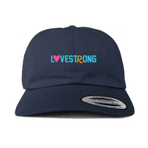 LOVESTRONG Hats, a Navy Printed Classic Baseball Cap