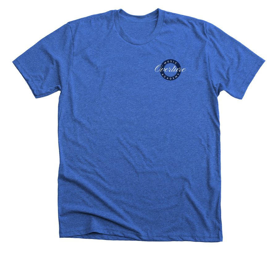 Overture Music Academy 2026, a Heather True Royal Premium Unisex Tee