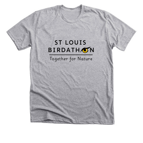 St. Louis Birdathon, a Athletic Heather Premium Unisex Tee