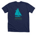 Clearwater Color Logo T-Shirt, a Solid Navy Blend Premium Unisex Tee