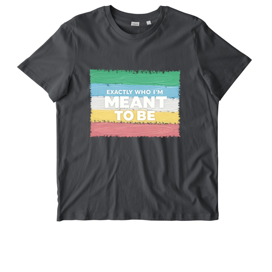 Exactly Who I'm Meant To Be, a Anthracite Stanley/Stella Unisex Crafter Tee