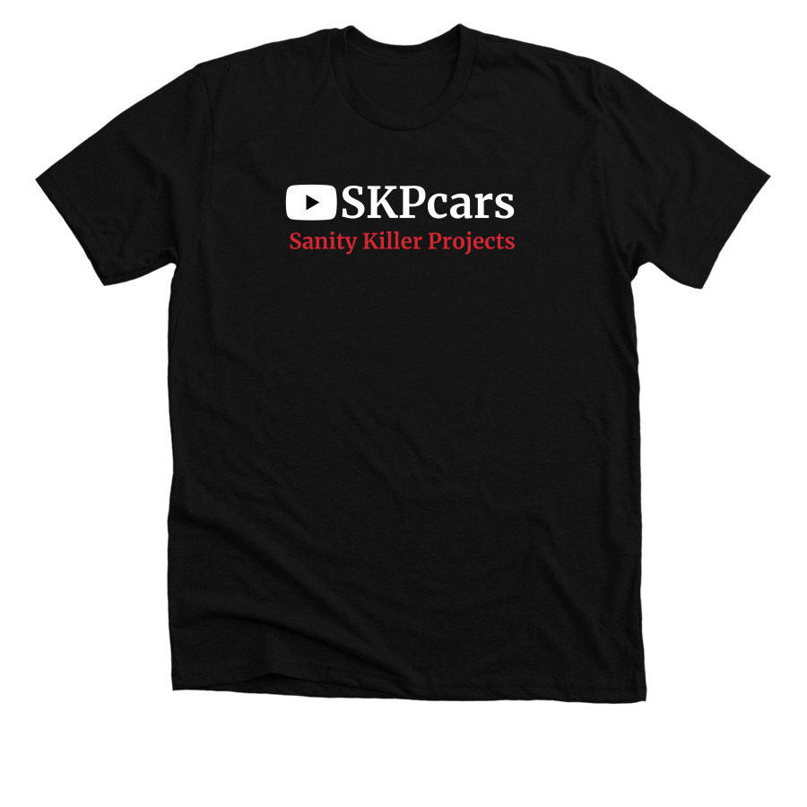 SKPcars Logo Tee, a Solid Black Blend Premium Unisex Tee
