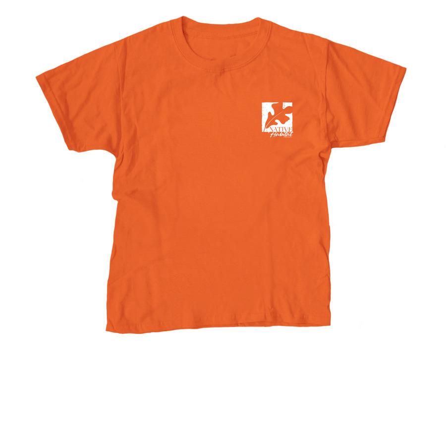 Youth Listen To The Land, a Orange Youth Unisex Tee