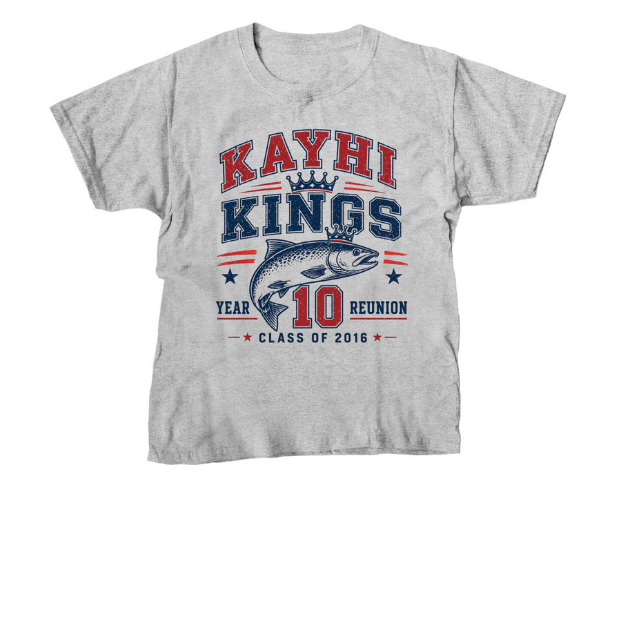4th of July REUNION, a Sport Grey Youth Unisex Tee