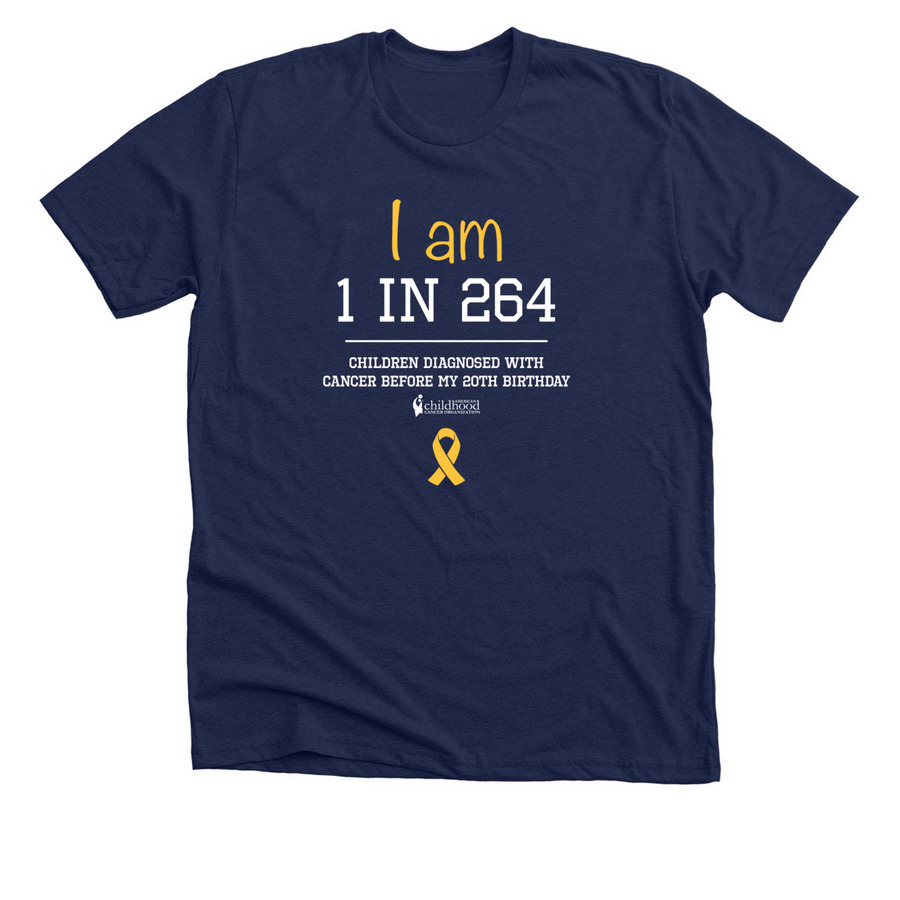 I am '1 in 264' Tee, a Solid Navy Blend Premium Unisex Tee