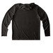 FW Hoodie, a Black UV Performance Long Sleeve Hoodie (back-view)