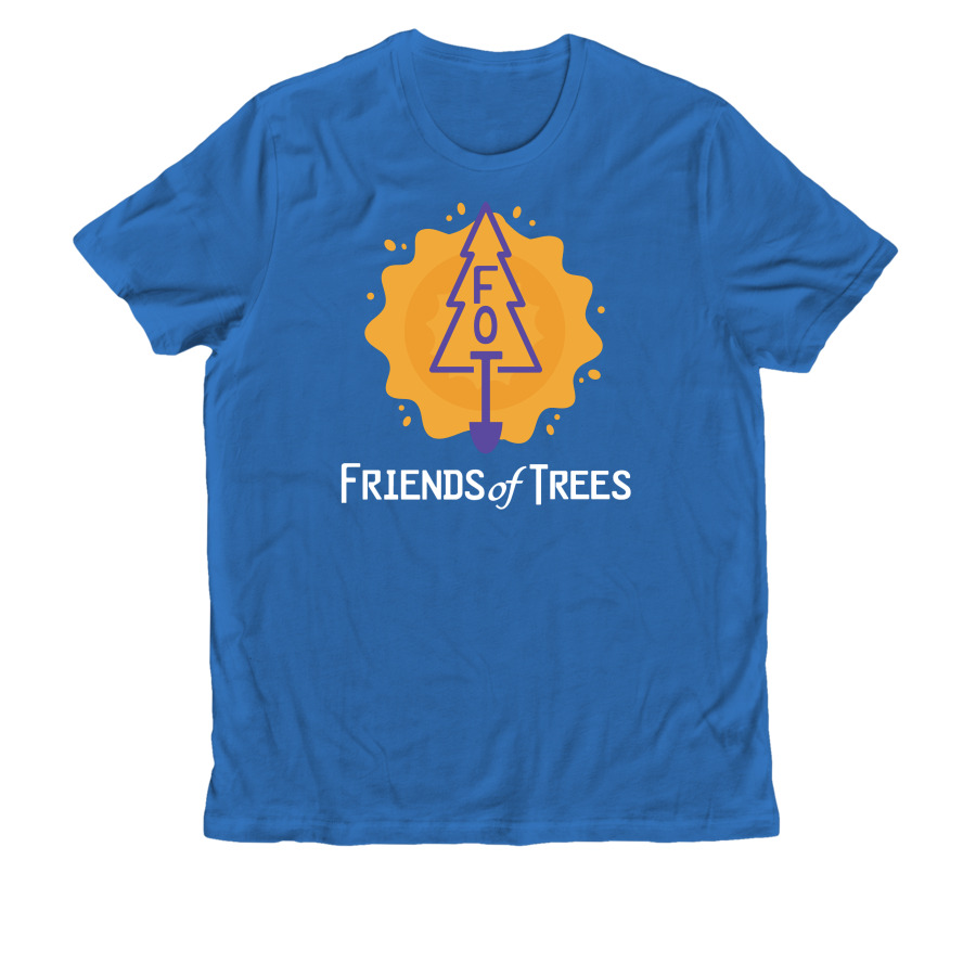 Friends of Trees ~ Sunburst, a Beacon Blue Allmade Organic Cotton Unisex Tee