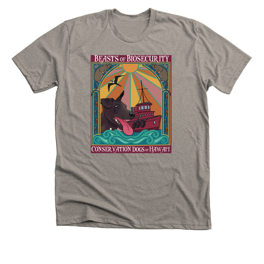 Beasts of Biosecurity, a Heather Stone Premium Unisex Tee