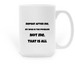 Charm Essentials, a White Large Coffee Mug