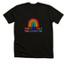 Indivisible Tri-Cities TN Rainbow T-shirt, a Solid Black Blend Premium Unisex Tee