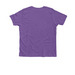 Youth Classic Owl Design, a Heather Team Purple Premium Youth Tee (back-view)