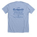 Everyone is Unstoppable, a Heather Baby Blue Premium Unisex Tee (back-view)