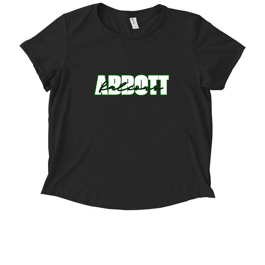 New Ladies Styles, a Deep Black Allmade Eco Triblend Women?s Scoop Neck Tee