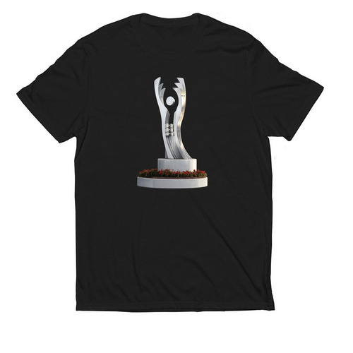Wear Art. Support an Artist. Help Fight PSP., a Deep Black Allmade Eco Triblend Unisex Tee
