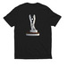 Wear Art. Support an Artist. Help Fight PSP., a Deep Black Allmade Eco Triblend Unisex Tee