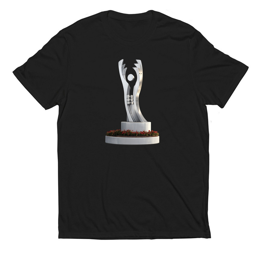 Wear Art. Support an Artist. Help Fight PSP., a Deep Black Allmade Eco Triblend Unisex Tee