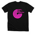 Pink Logo T-Shirt&nbsp;? Black & White, a Solid Black Blend Premium Unisex Tee