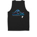 Rapids Athletic Tanks, a Black Unisex Performance Tank