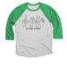 Love All Kinds Of Minds, a Envy and Heather White 3/4 Sleeve Baseball Tee
