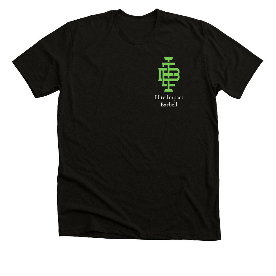 Road to Olympia, a Solid Black Blend Premium Unisex Tee