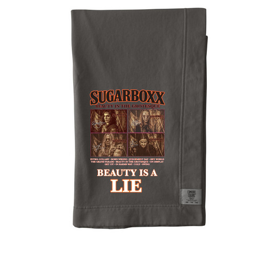 SUGARBOXX ?Beauty Comfort Colors Blanket?, a Pepper Comfort Colors Blanket
