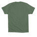 Leavenworth Market Mountain Flower Tee, a Pine Premium Cotton Tee (back-view)