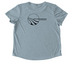 Nunulu&nbsp;, a I Like You Blue Allmade Eco Triblend Women?s Scoop Neck Tee (back-view)