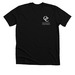 White Logo Apparel, a Solid Black Blend Premium Unisex Tee