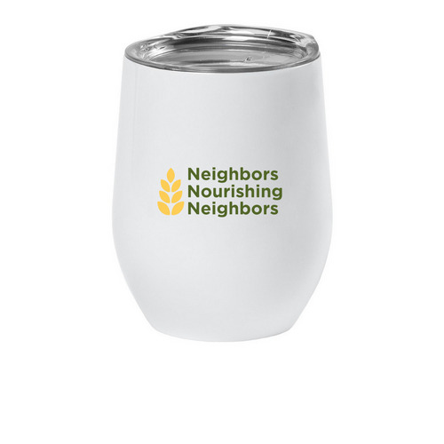 Wine Tumbler, a White Insulated Wine Cup
