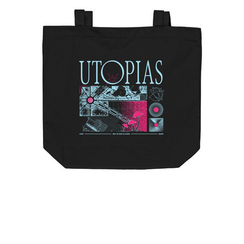 AiOP 2026: UTOPIAS Tote, a Black Organic Cotton Tote Bag