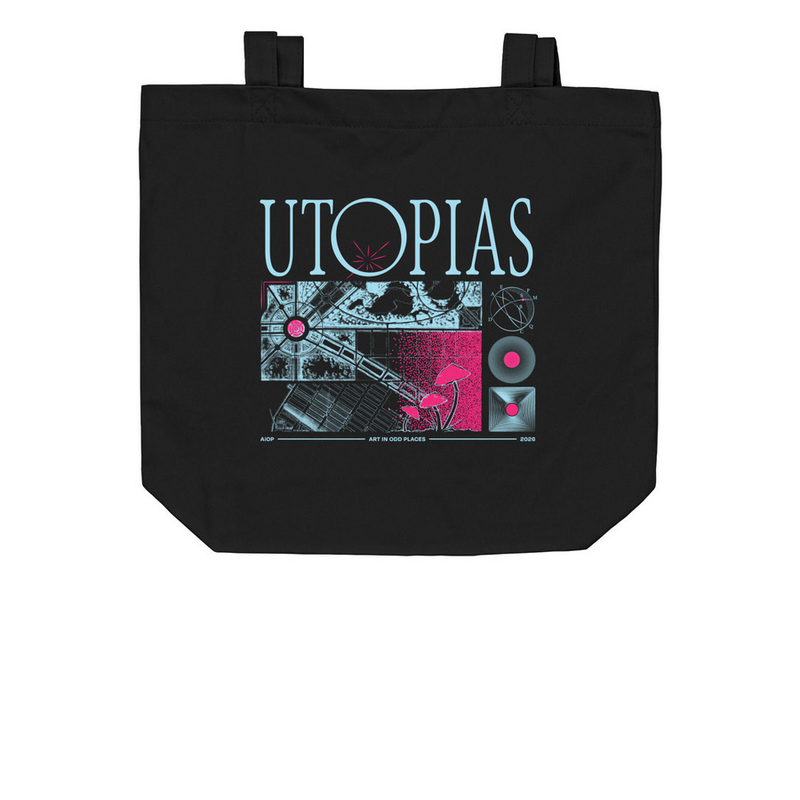 AiOP 2026: UTOPIAS Tote, a Black Organic Cotton Tote Bag