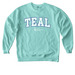 Bold in TEAL, a Chalky Mint Comfort Colors Crewneck Sweatshirt