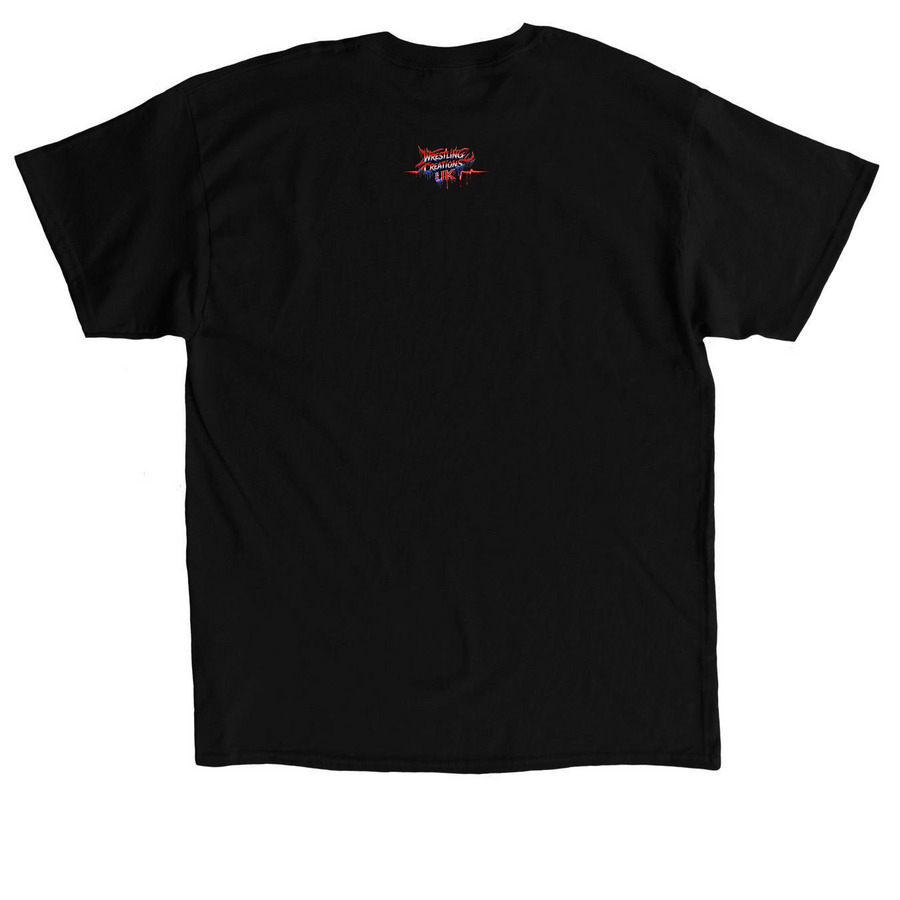 OFFICIAL RELENTLESS REBEL T-shirt, a Black Classic Unisex Tee (back-view)