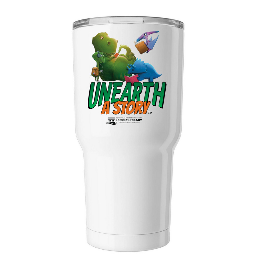 Summer reading 2026 - Tumbler, a White Insulated Tumbler