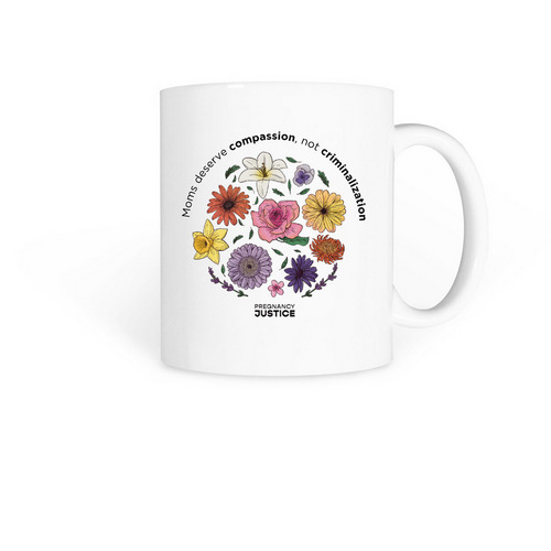 Compassion Not Criminalization Mug, a White Coffee Mug