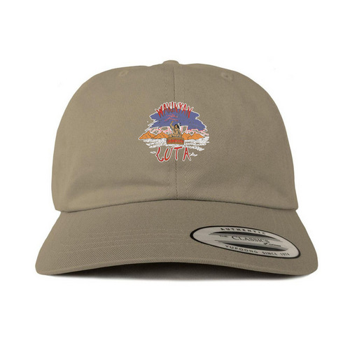 Waki?ya? Luta, a Khaki Printed Classic Baseball Cap