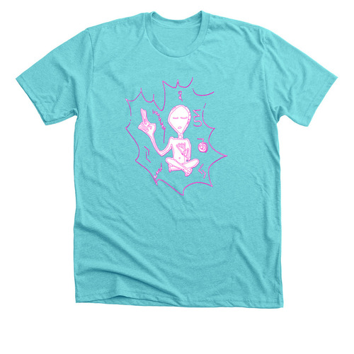Reiki Master Alien, a Tahiti Blue Premium Tee