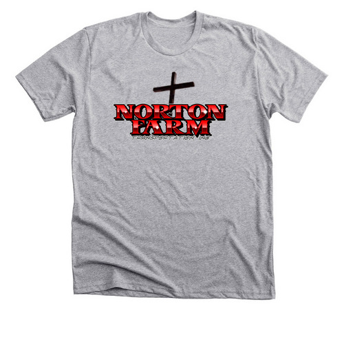 Norton Farm Hopper, a Athletic Heather Premium Unisex Tee